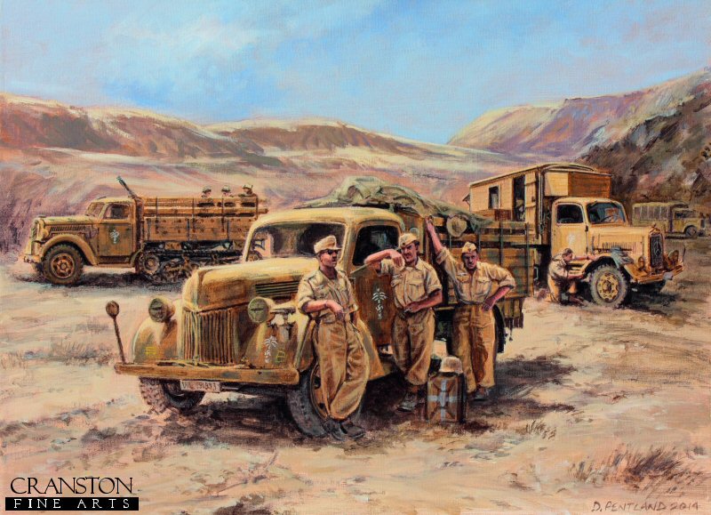 A Well Earned Rest by David Pentland. [Postcard]