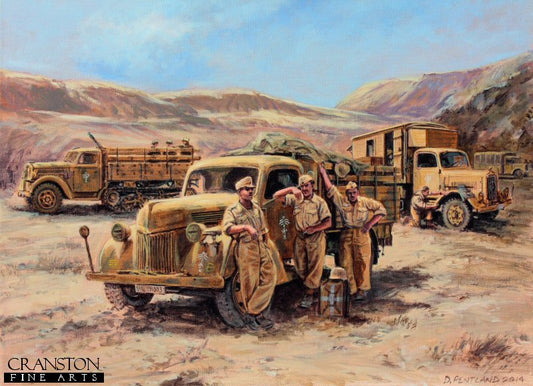 A Well Earned Rest by David Pentland. [Postcard]