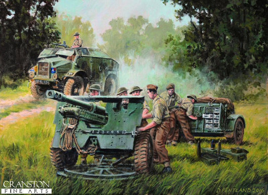 A Field in France by David Pentland. [Postcard]