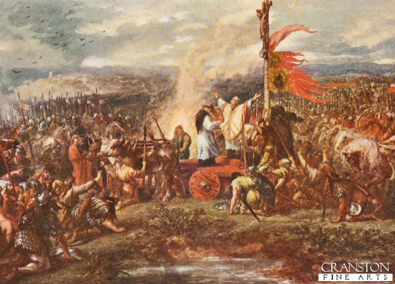 The Battle of the Standard, A.D. 1138 by Sir John Gilbert. [Postcard]