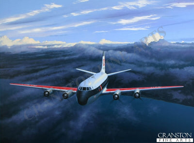 Viscount Outbound by Ivan Berryman. [Original Painting]