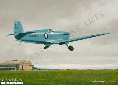 Into History - Spitfire Prototype by Ivan Berryman. [Postcard]