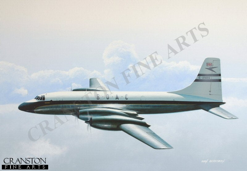 Bristol Britannia by Ivan Berryman. [Original Painting]