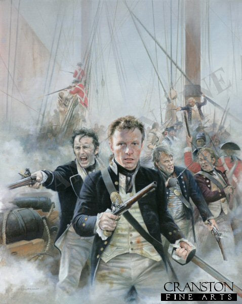 Boarding the San Nicolas by Chris Collingwood. [Original Painting]