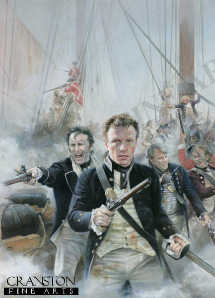 Boarding the San Nicolas by Chris Collingwood. [Postcard]