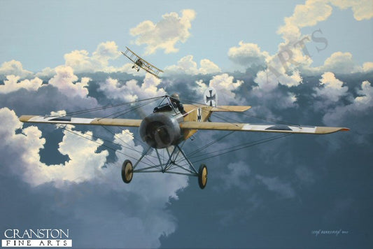 The First Ace - Max Immelmann by Ivan Berryman. [Original Painting]