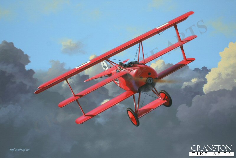 The Greatest of Them All - Manfred von Richthofen by Ivan Berryman. [Original Painting]