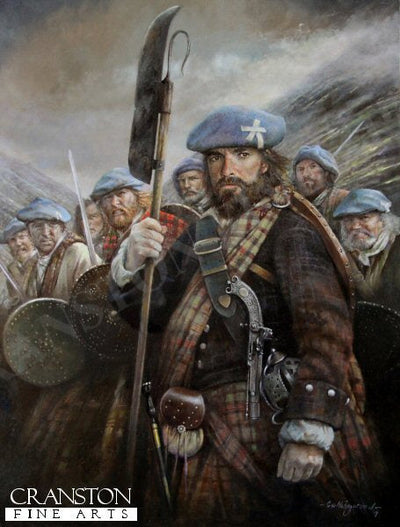 Blue Bonnets - Highlanders c.1746 by Chris Collingwood. [print]