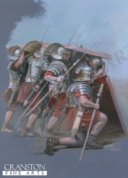 Forming the Shield Wall by Chris Collingwood. [Postcard]