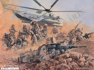 Boots on the Ground by David Pentland. [Original Painting]