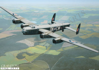 No.214 Sqn Lincoln by Ivan Berryman. [Postcard]