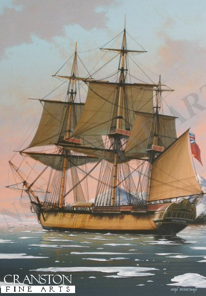 HMS Resolution - Polar Explorer by Ivan Berryman. [Postcard]