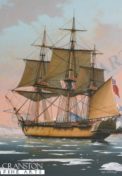 HMS Resolution - Polar Explorer by Ivan Berryman. [Postcard]
