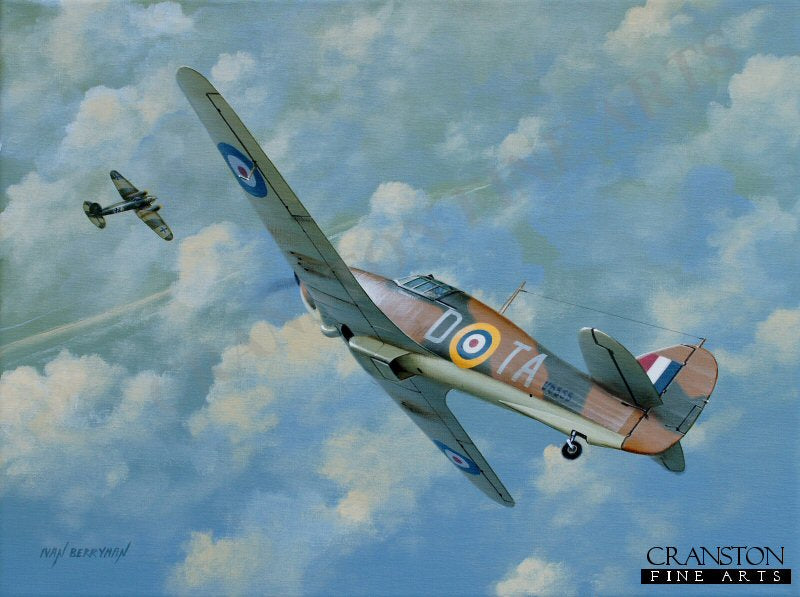 Tribute to Bob Stanford Tuck by Ivan Berryman. [Original Painting]