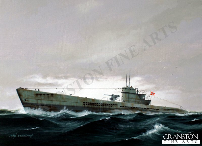 Scourge of the Atlantic by Ivan Berryman. [Postcard]