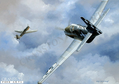 Tribute to Hubert &#39;Hub&#39; Zemke by Ivan Berryman. [Postcard]