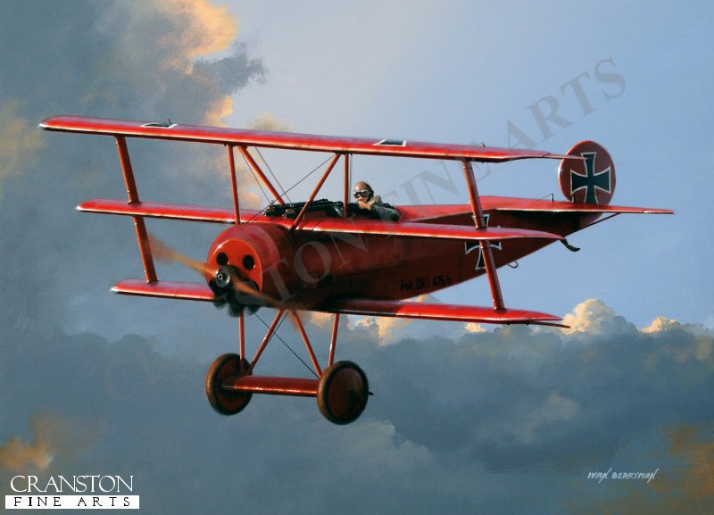 Tribute to Manfred von Richthofen by Ivan Berryman. [Postcard]