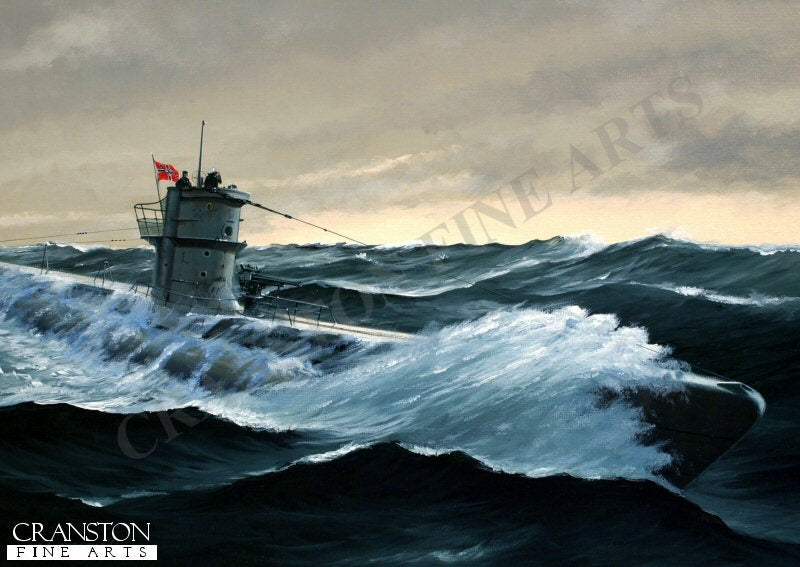North Atlantic Predator by Ivan Berryman. [Postcard]