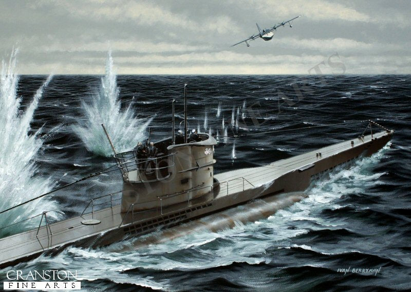 U-107 by Ivan Berryman. [Postcard]