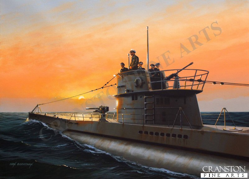 U-47 by Ivan Berryman. [Postcard]