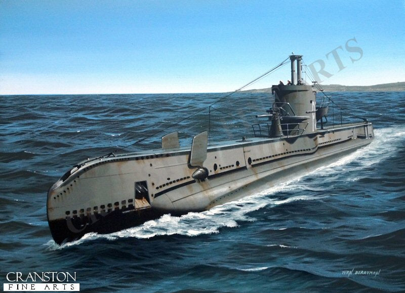 HMS Sceptre by Ivan Berryman. [Postcard]