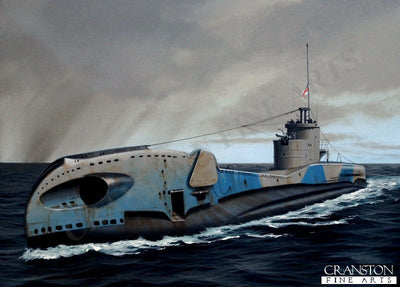 HMS Thrasher by Ivan Berryman. [Postcard]