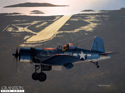 Tribute to Pappy Boyington by Ivan Berryman. [Original Painting]