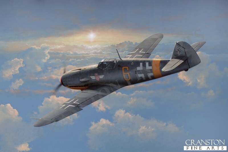 Tribute to Leutnant Cvitan Galic by Ivan Berryman. [Original Painting]