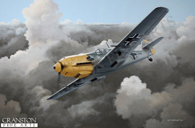 Tribute to Generalleutnant Adolf Galland by Ivan Berryman. [Original Painting]