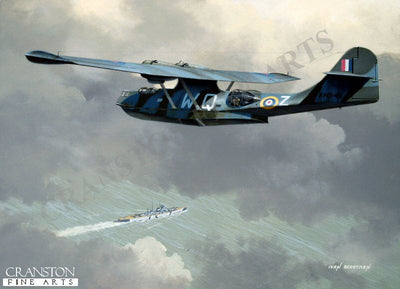 The Aircraft That Found the Bismarck by Ivan Berryman. [Postcard]