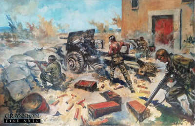 The Battle of Mirbat by Jason Askew. [Original Painting]