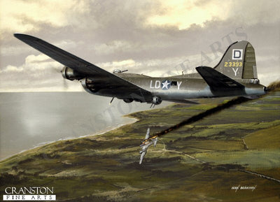 <i>Just-a-Snappin&#39;</i> - Tribute to the 100th Bomb Group by Ivan Berryman. [Postcard]