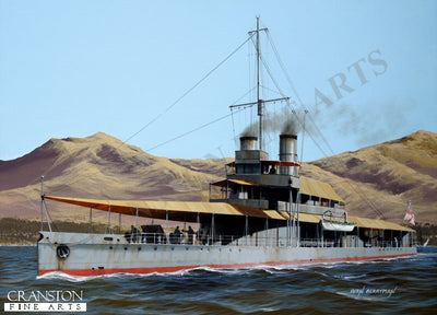 HMS Mantis by Ivan Berryman. [Postcard]