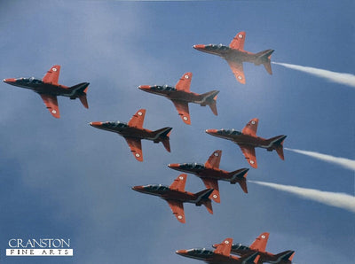 The Red Arrows Photograph by Chantai Reed [print]