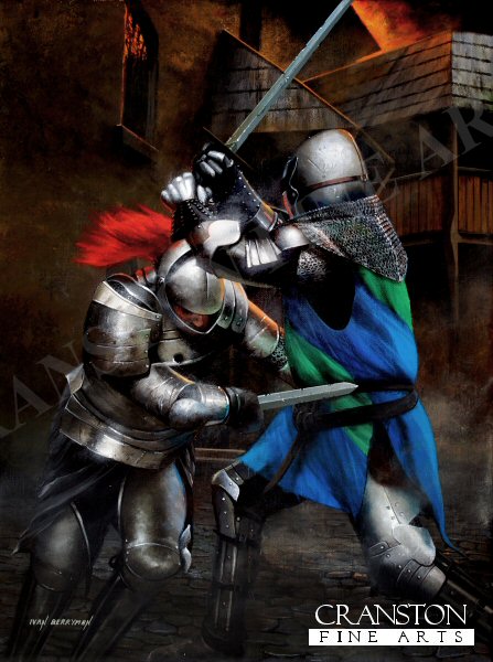 To the Death by Ivan Berryman. [Original Painting]
