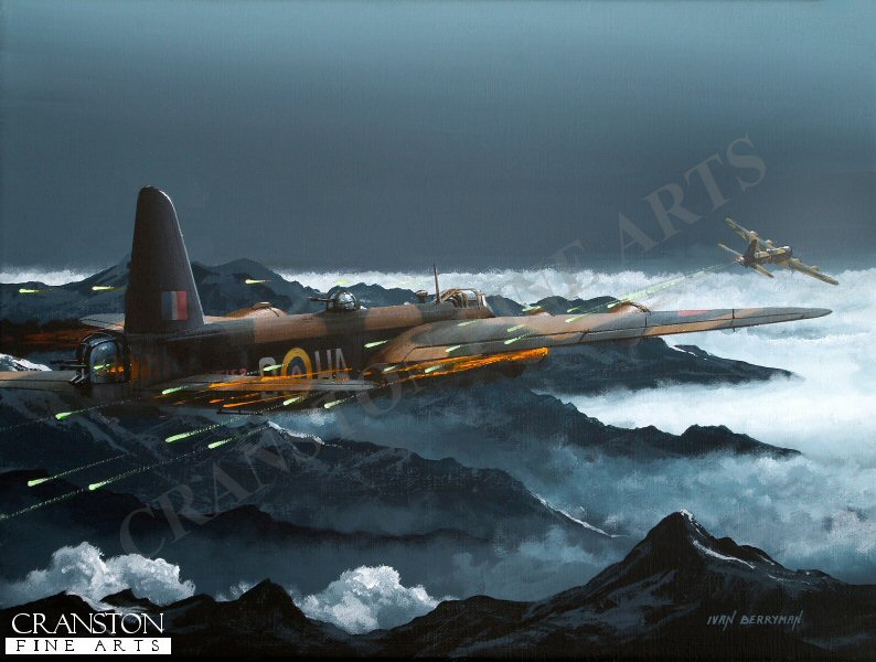 Tragedy Over the Alps by Ivan Berryman [Original Painting]