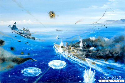 Pressing Home the Kill by Randall Wilson [Original Painting]