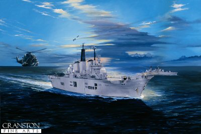 HMS Invincible by Randall Wilson [Original Painting]
