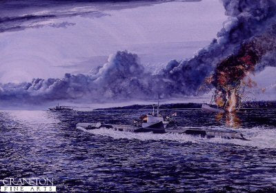 Night Attack by Robert Barbour [Original Painting]