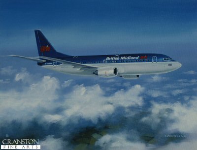 Boeing 737 by David Pentland. [Original Painting]
