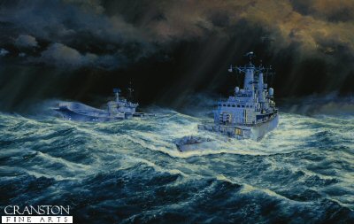 Storm Force to the Falklands by Anthony Saunders [Original Painting]