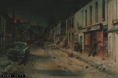 Leeson Street Patrol by Terence Cuneo. [print]