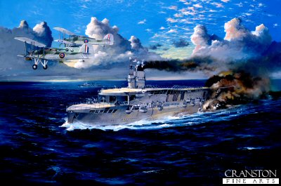 HMS Courageous by Randall Wilson [Original Painting]
