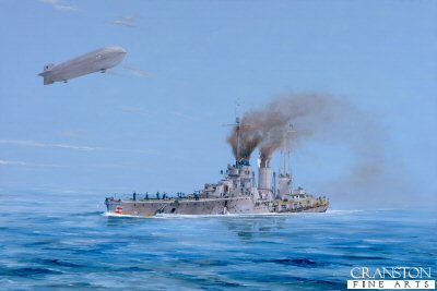 SMS Seydlitz 1916 by Randall Wilson [Original Painting]