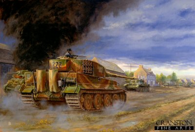 Counter Attack at Villers Bocage by David Pentland. (D) [print]