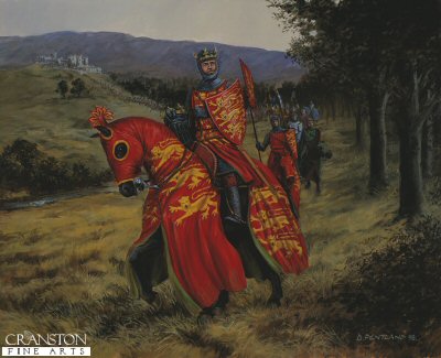 Edward the 1st in Wales by David Pentland. [Original Painting]