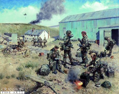 Lull in the Battle by Terence Cuneo. [print]