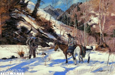 Winter Fishing by Alan Herriot [Original Painting]