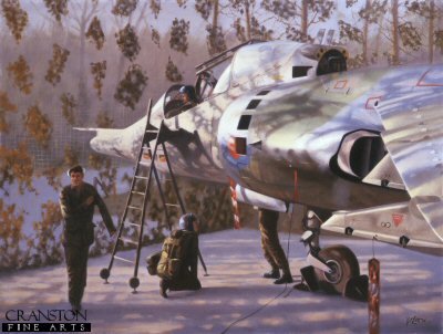 Harrier in a Hyde by Geoff Lea [Original Painting]