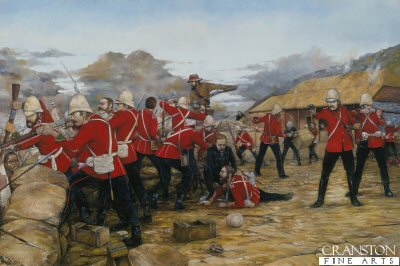 Defence of Rorkes Drift by Brian Palmer [Original Painting]